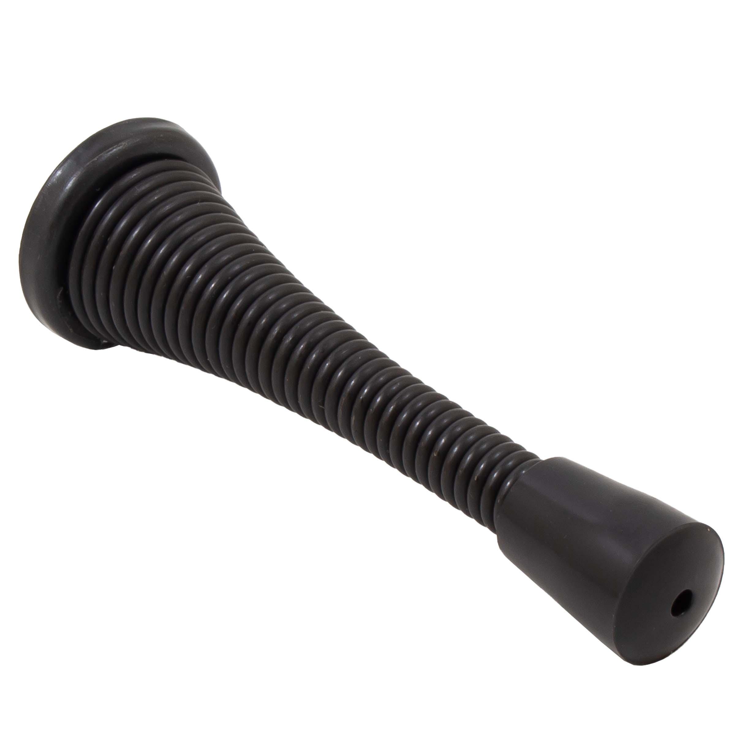 3" HeavyDuty Spring Door Stop Matte Black