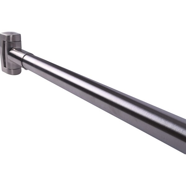 Standard 5' Curved Shower Rod Satin Stainless Steel