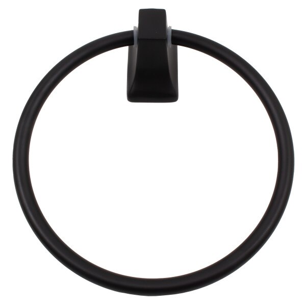 Lakewood Towel Ring Matte Black