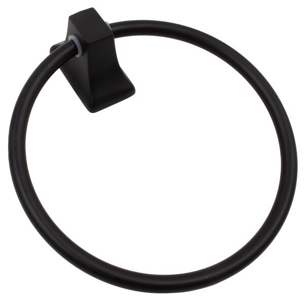 Lakewood Towel Ring Matte Black