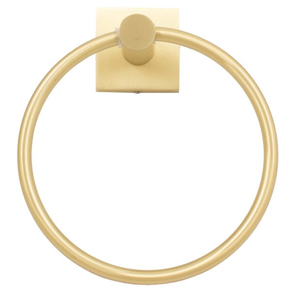 Vienna Towel Ring Satin Brass