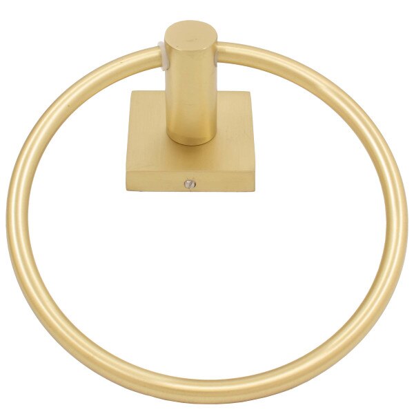 Vienna Towel Ring Satin Brass