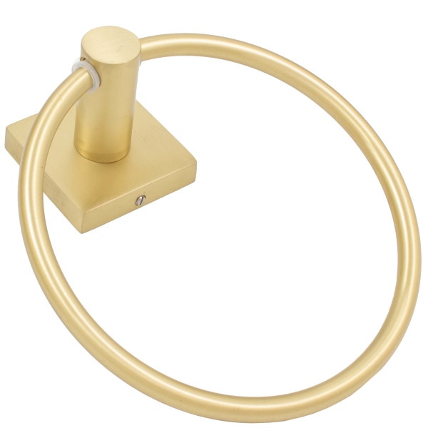 Vienna Towel Ring Satin Brass