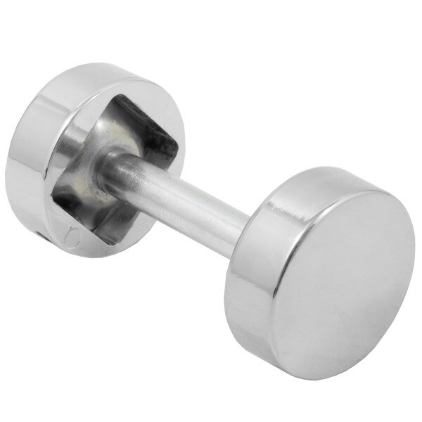 Handleset Bottom Hole Cover Kit Round Polished Chrome