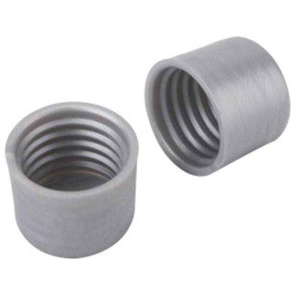 Closet Pole End Caps 2/pk Platinum