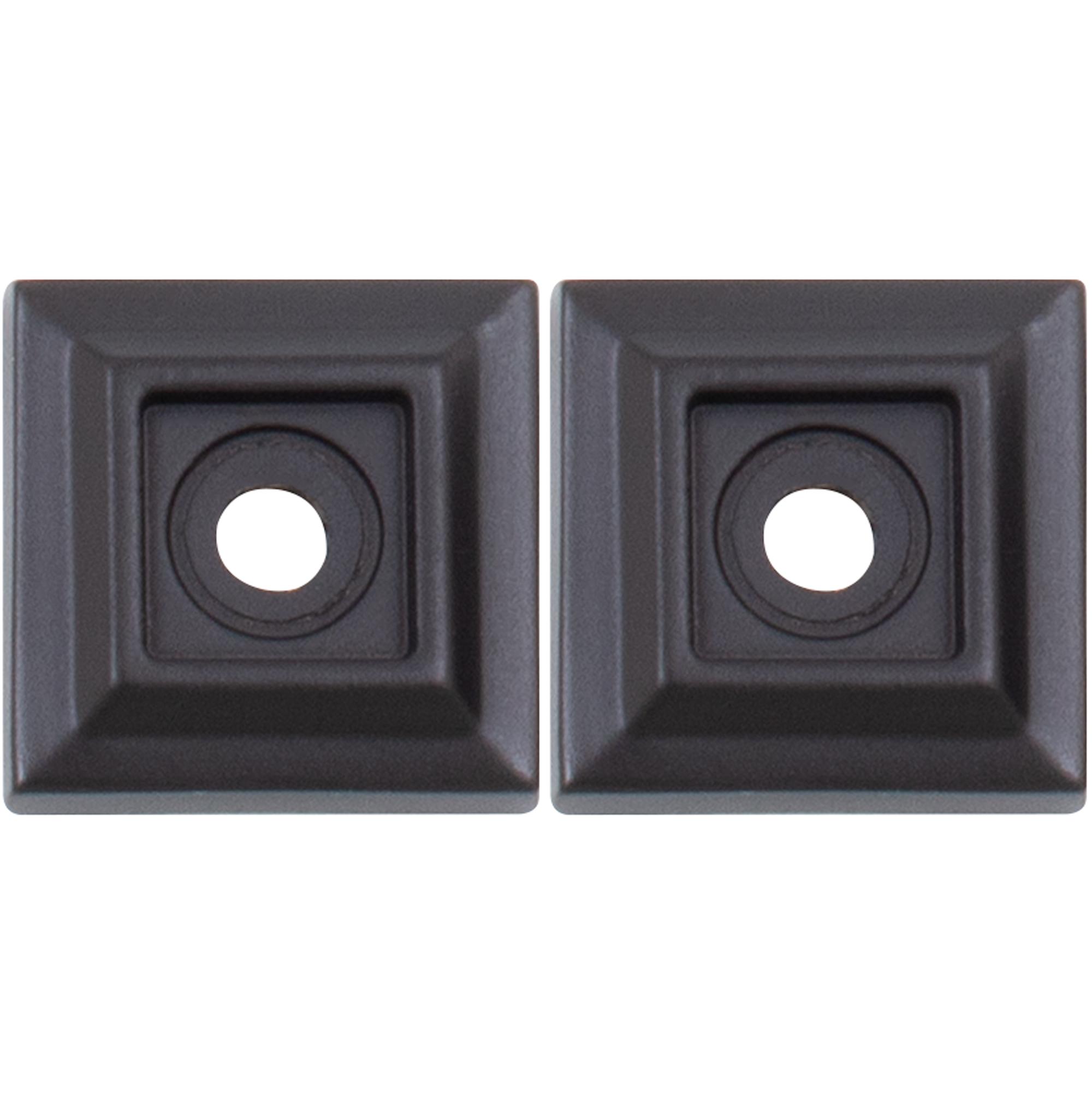 Contemporary Square Pull Backplates Matte Black 848424014223 eBay