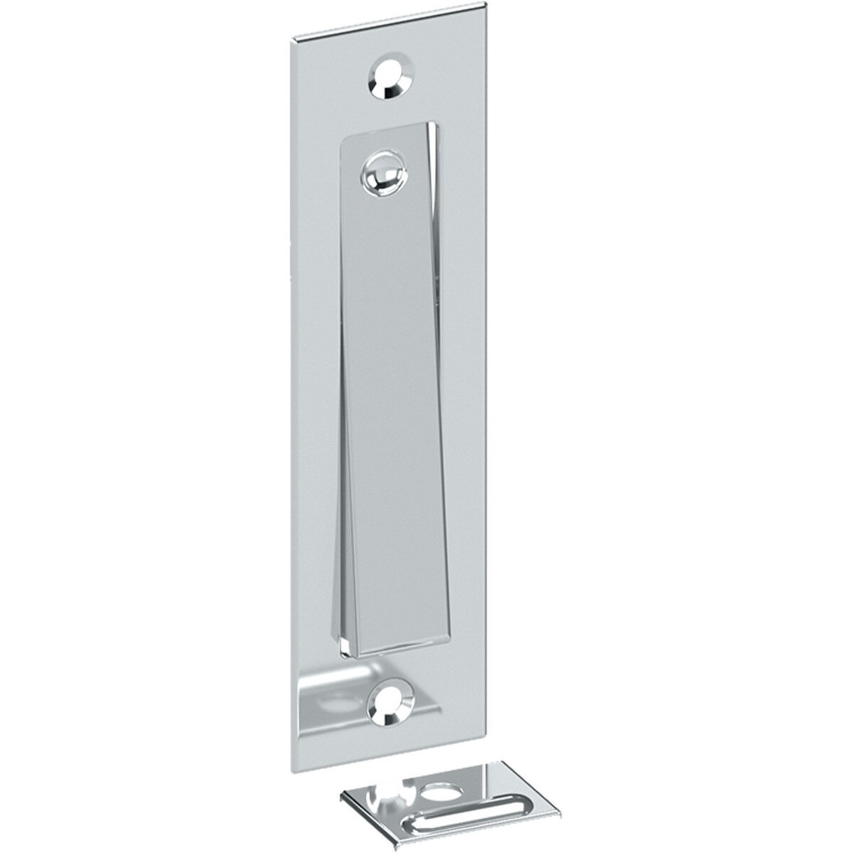 PDB50U26 45/8" Pocket Door Jamb Bolt Polished Chrome