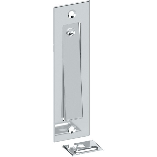 PDB50U26 45/8" Pocket Door Jamb Bolt Polished Chrome