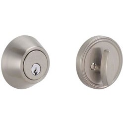 JD60 619 16-068 10-267 K4 1-Cyl Deadbolt - Satin Nickel