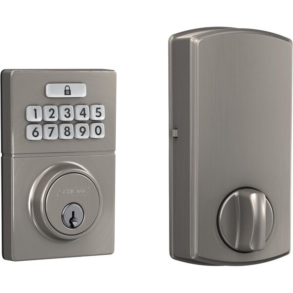 JBE105GAT619 16 296 10 103 Gatlin Keypad Deadbolt Non Connected Satin 