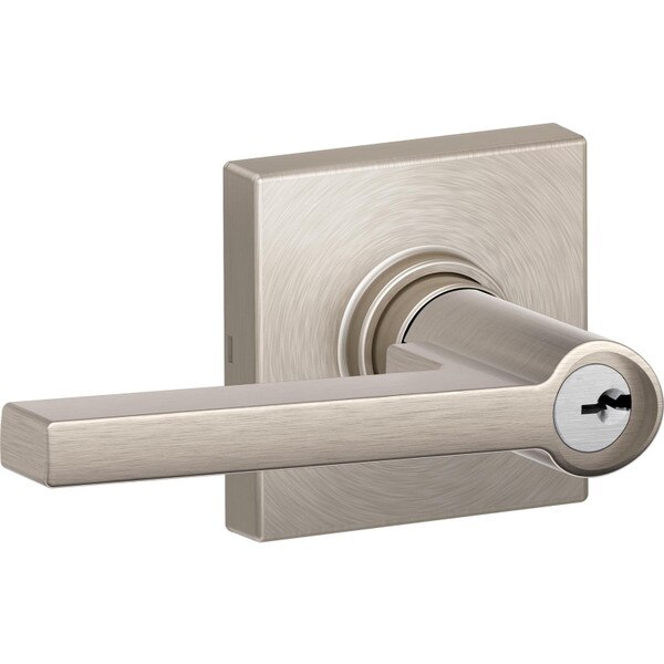 Solstice Entry J54SOL619COL 16-255 10-101 K4 Solstice / Collins Entry - Satin Nickel