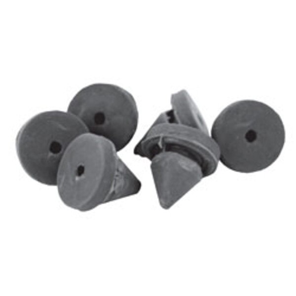 1608 Rubber Door Silencer For Metal Doors - Gray