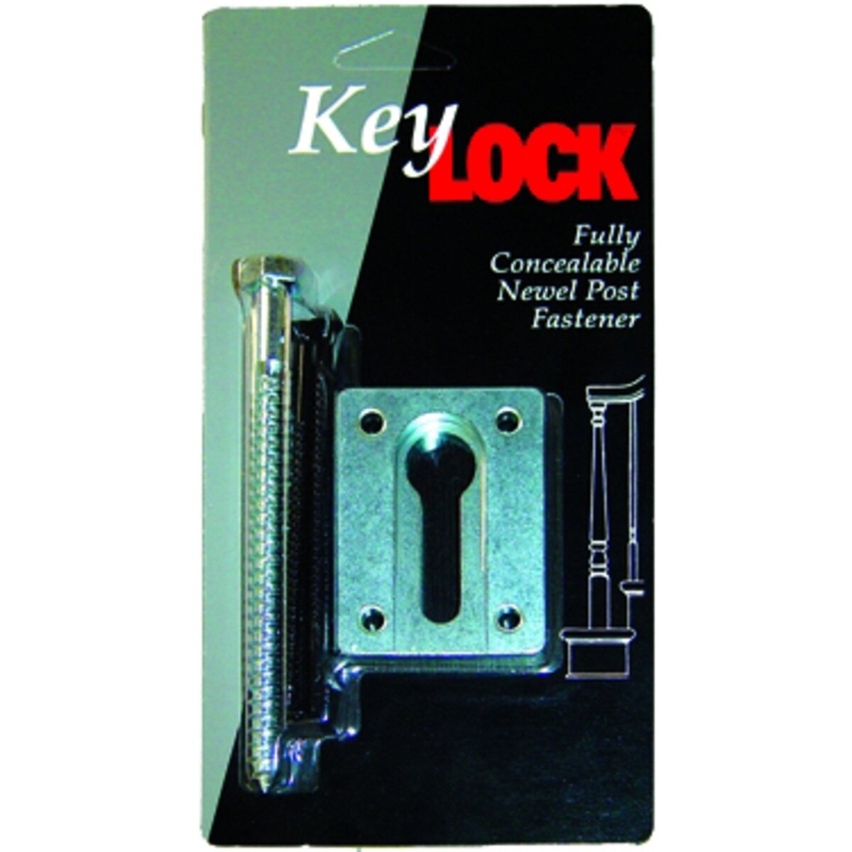 FU6283 KeyLOCK Newell Post Fastener