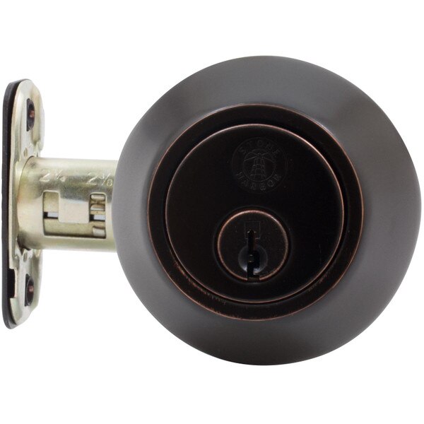 301 11P BP 4AL RCS KW K3 1Cyl Deadbolt KW1 Keyway Vintage Bronze