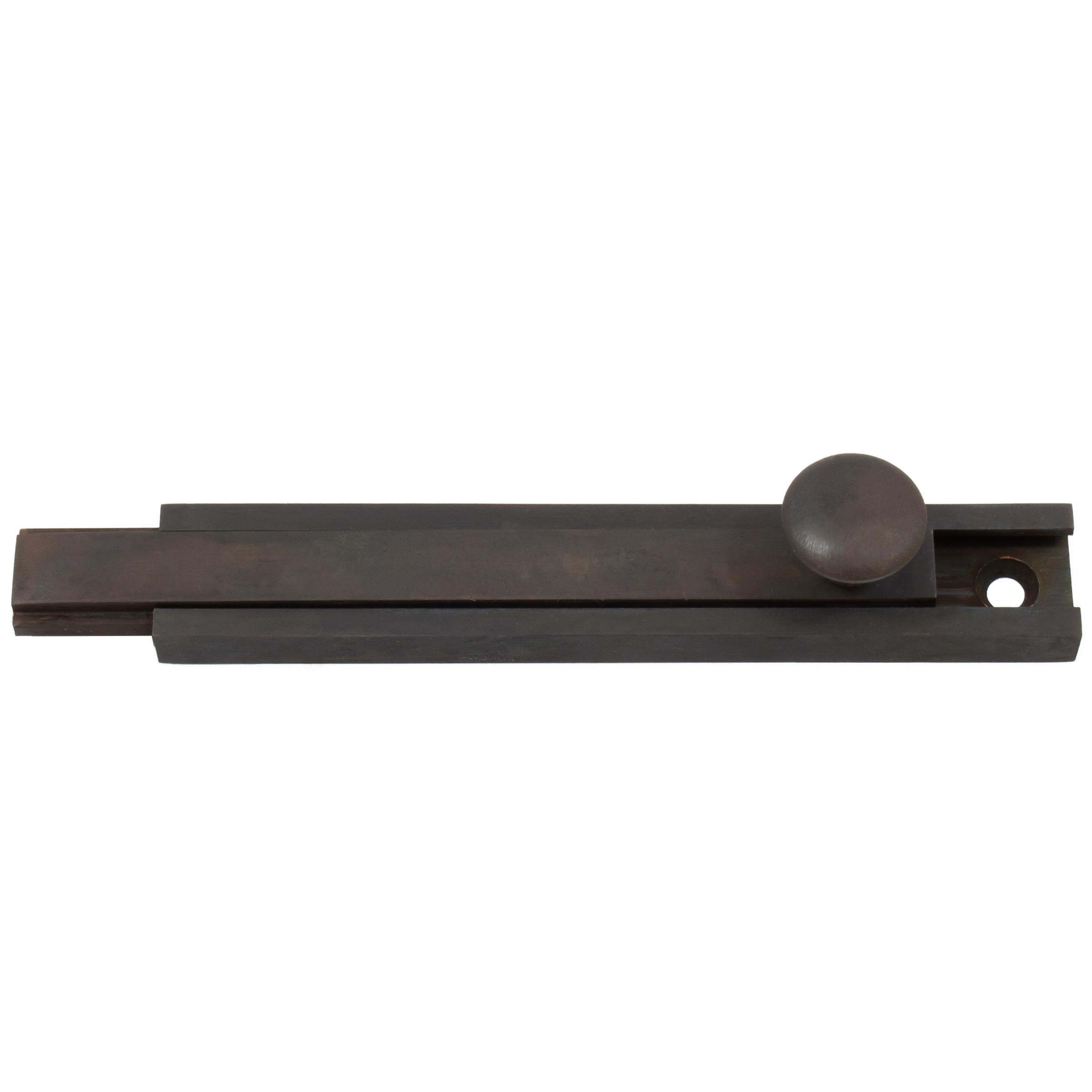 40B10B 4" Light-Duty Surface Bolt - Oil-Rubbed Bronze