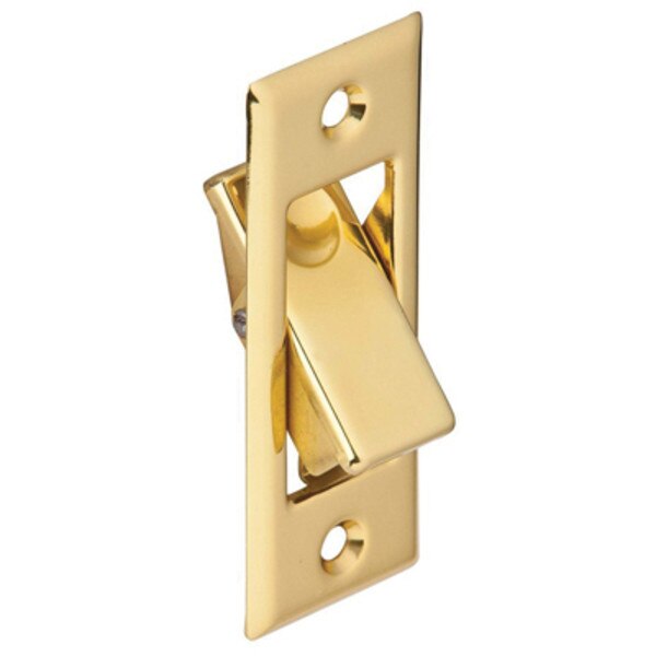 42B3 Pocket Door Bolt Polished Brass