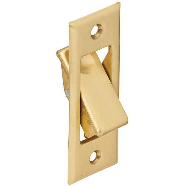 42B4 Pocket Door Bolt Satin Brass