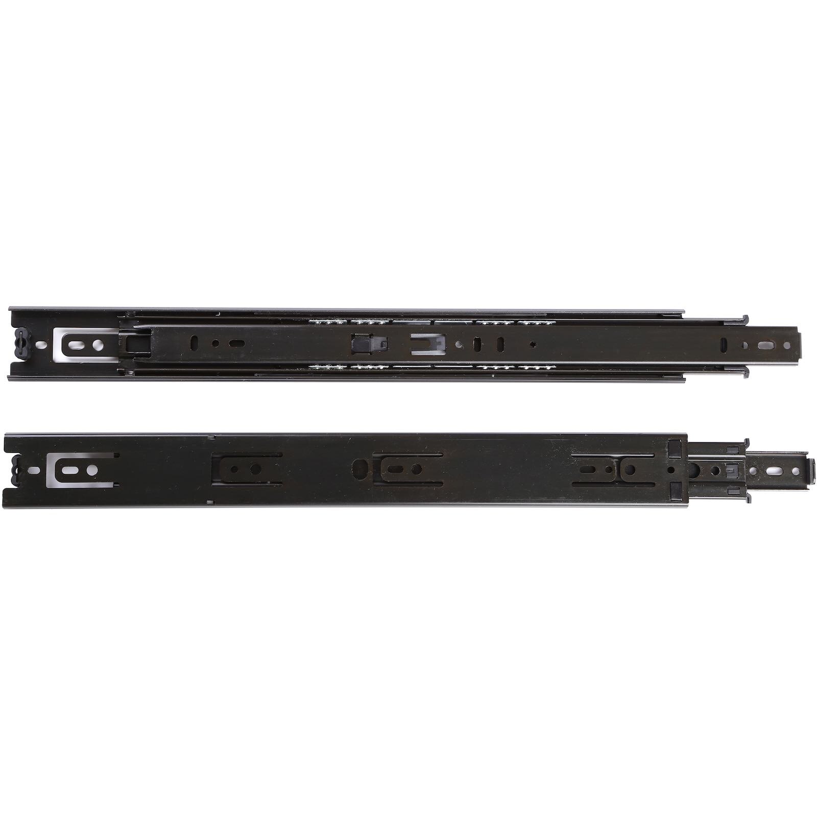 8400P EB Full Extension Box or File Drawer Slide 2/pk - Ebony Black