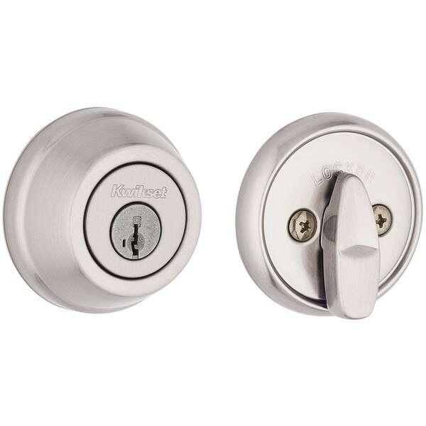 780 15 SMT 6AL STRKP K3 1-Cyl Deadbolt - Satin Nickel