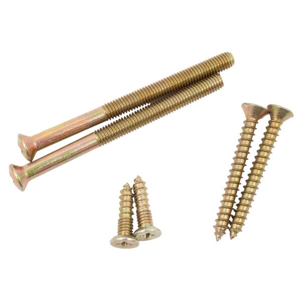 86171001 Deadbolt Screw Pack 660 Deadbolts Polished Brass