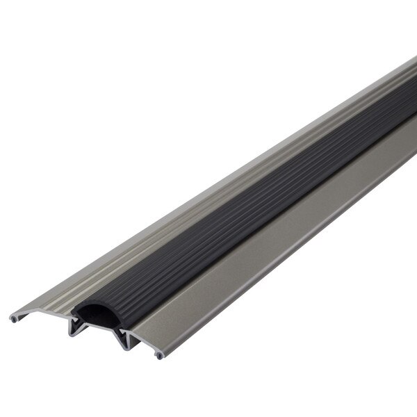 36" x 3-3/4" x 3/4" Deluxe Low Threshold with Vinyl Seal - Satin Nickel