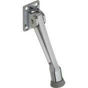 National Hardware 4-in Satin Chrome Kick-down Door Stop in the Door Stops  department at