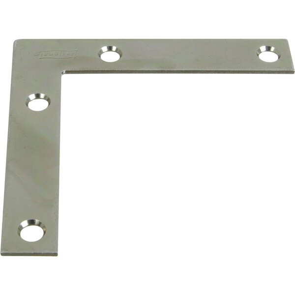 Hillman 2-1/2 X 5/8 Inch Corner Brace – Zinc Plated Steel, Interior Use, For Furniture, Boxes, & Door Reinforcement