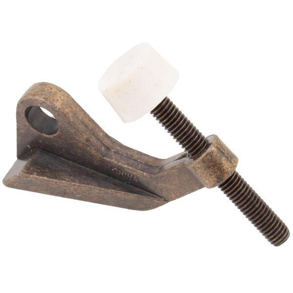 Door Saver Commercial Hinge Stop Antique Brass