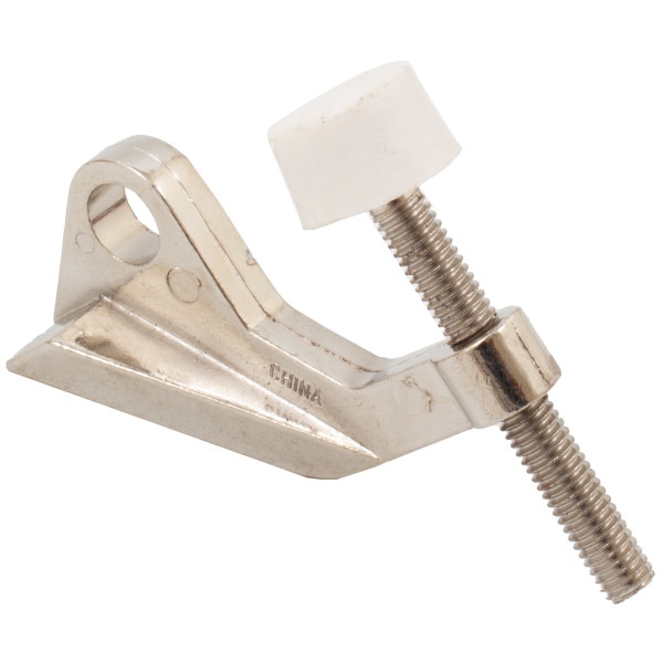 Door Saver Commercial Hinge Stop Polished Chrome