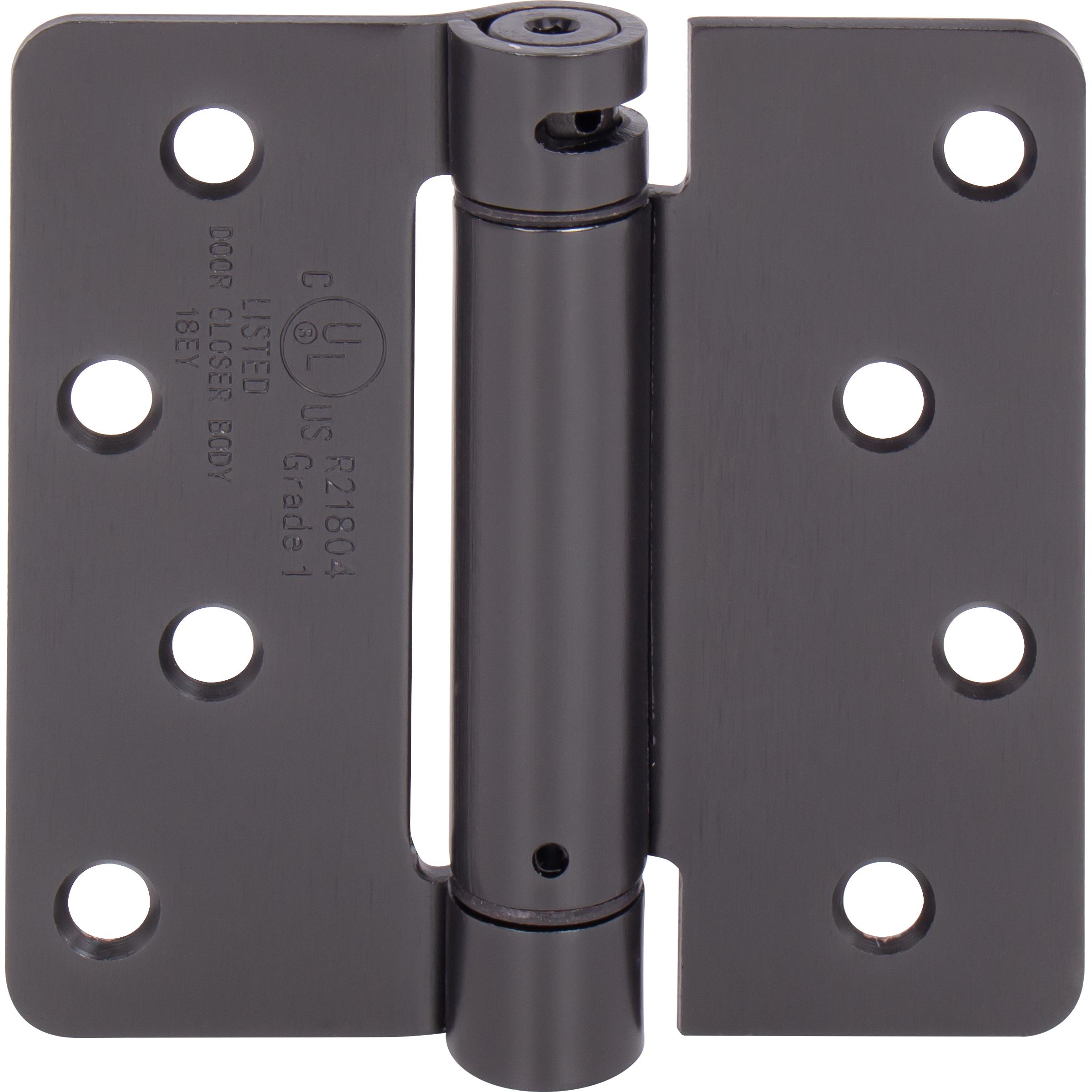 4" 1/4R Adjustable Spring Hinge OilRubbed Bronze